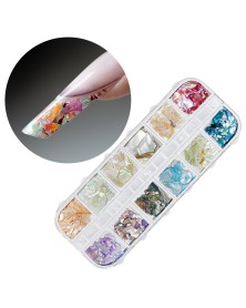 Muschel Flakes für Nailart - Set 1