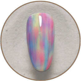 Nailart Anleitung Rainbow Flash